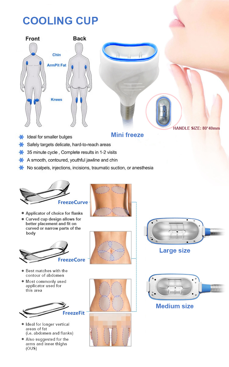 Freeze Fat Cool Tech Crypolysis Fat Freezing Machine