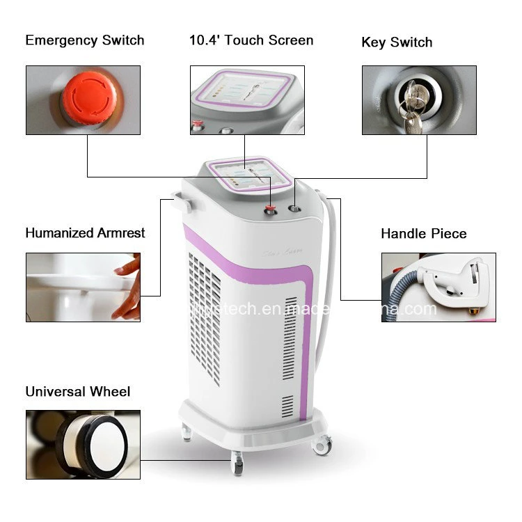 Professional Newest 810nm Diode Laser for Hair Removal 808nm