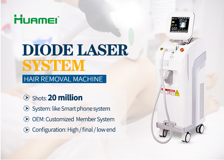 Stationary Hair Removal Machine 808nm Diode Laser Hair Removal Beauty Machine