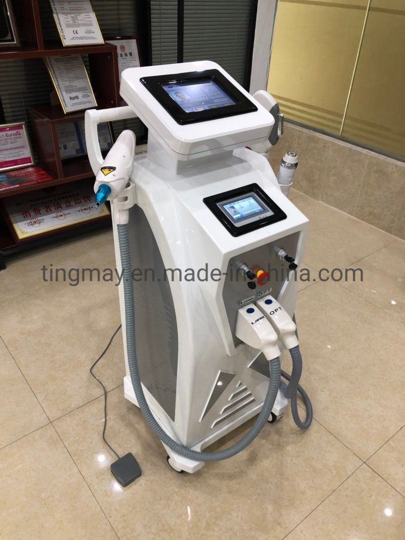 Elight +Opt+RF Handles ND YAG Laser Beauty Machine for Sale