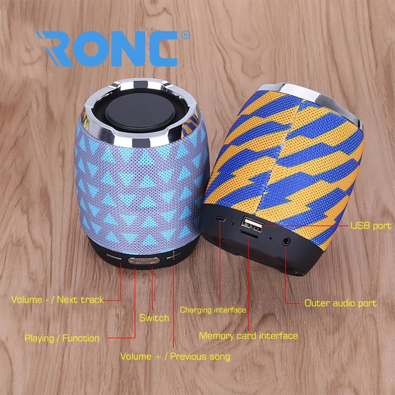 2018 The Newest Type Bluetooth Wireless Speaker with Multifunctions