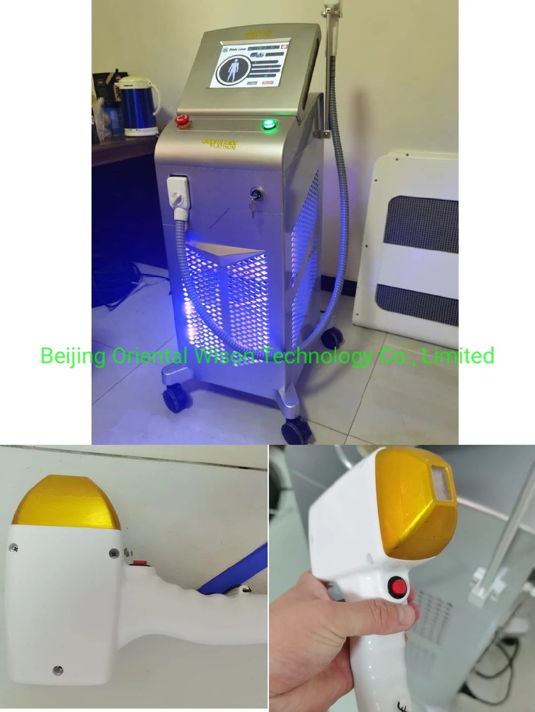 Soprano Titanium Ice Alma 3 Wavelength 808nm 755nm 1064nm Big Spot Size Diode Laser Hair Removal