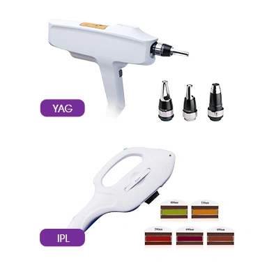 Globalipl 4h IPL+RF+E Light+ YAG Laser Aesthetic Machine