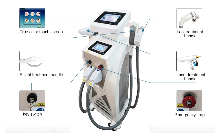 Opt IPL ND: YAG Laser Hair Removal Tattoo Removal Beauty Machine