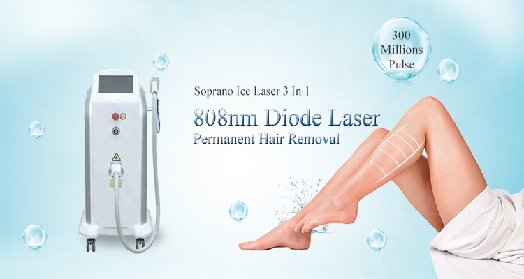 Triple Wavelength Diode Laser 755 808 1064 Hair Removal Machine