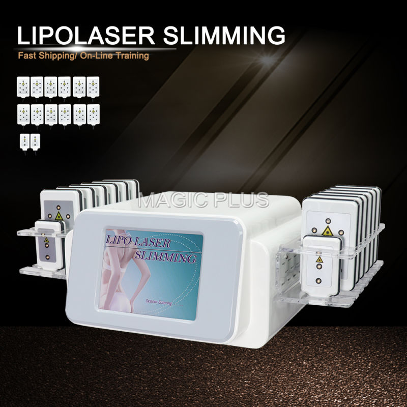 Cavitation Fat Burning Ultrasonic RF Slimming Lipo Laser Machine