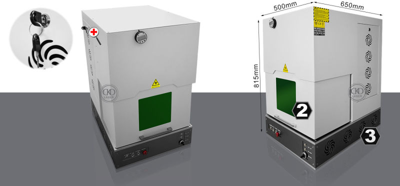 Multi Function Continuous Wave Laser Marking Machine for Engraving Cutting