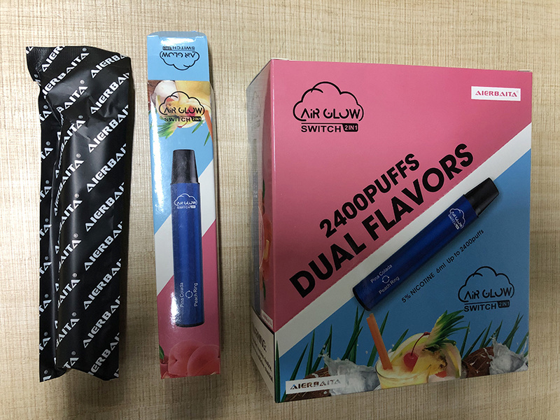 Wholesale I Disposable Dual Flavor 2 In1 2500 Puff Electronic Cigarette Salt Nicotine Vape