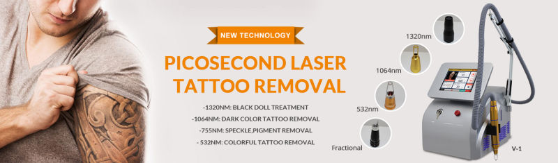 Professional Salon Use Q Switched ND YAG Picosecond Picosure Laser Tattoo Removal