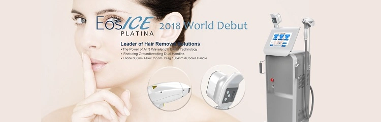 Germany Bar 755nm 808nm 1064nm Newest 3D Wavelength Diode Laser Permanent Hair Removal Machine