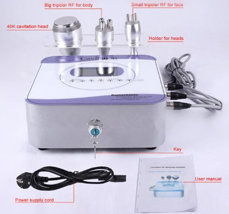 Ultrasonic Cavitation 3in1 RF Cavitation Slimming Machine