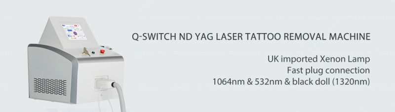 Laser 532 1064 ND YAG Q Switched Long Pulse ND YAG Laser Hair Tattoo Removal Machine