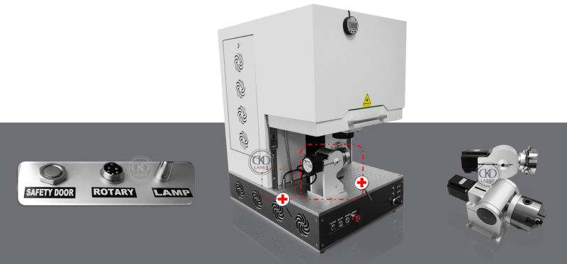 Multi Function Continuous Wave Laser Marking Machine for Engraving Cutting