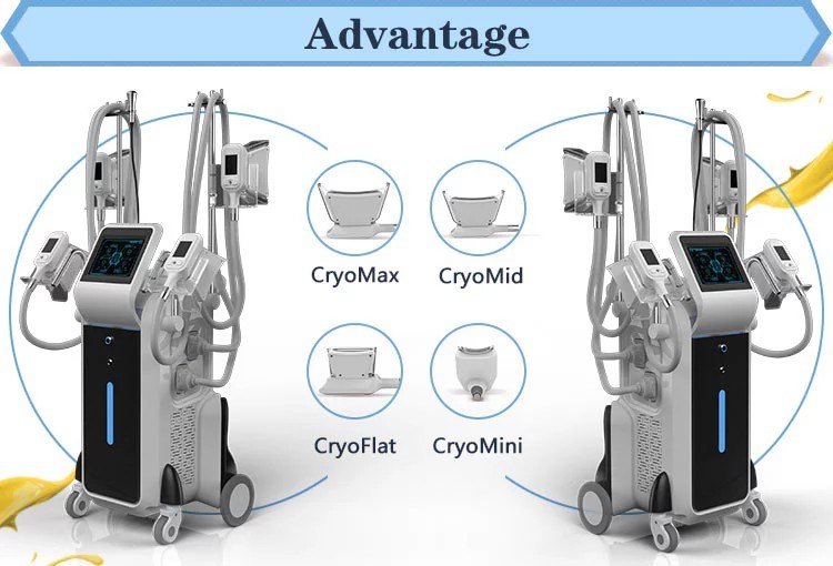 Cellulite Removal Cryolipolysis Machine 4 Cryo Handles Criolipolisis / Criolipolise Slimming Fat Freezing