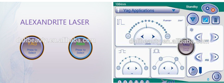 ND YAG 1064nm Long Pulse /Alexandrite Laser Candela /Alexandrite Laser 755nm