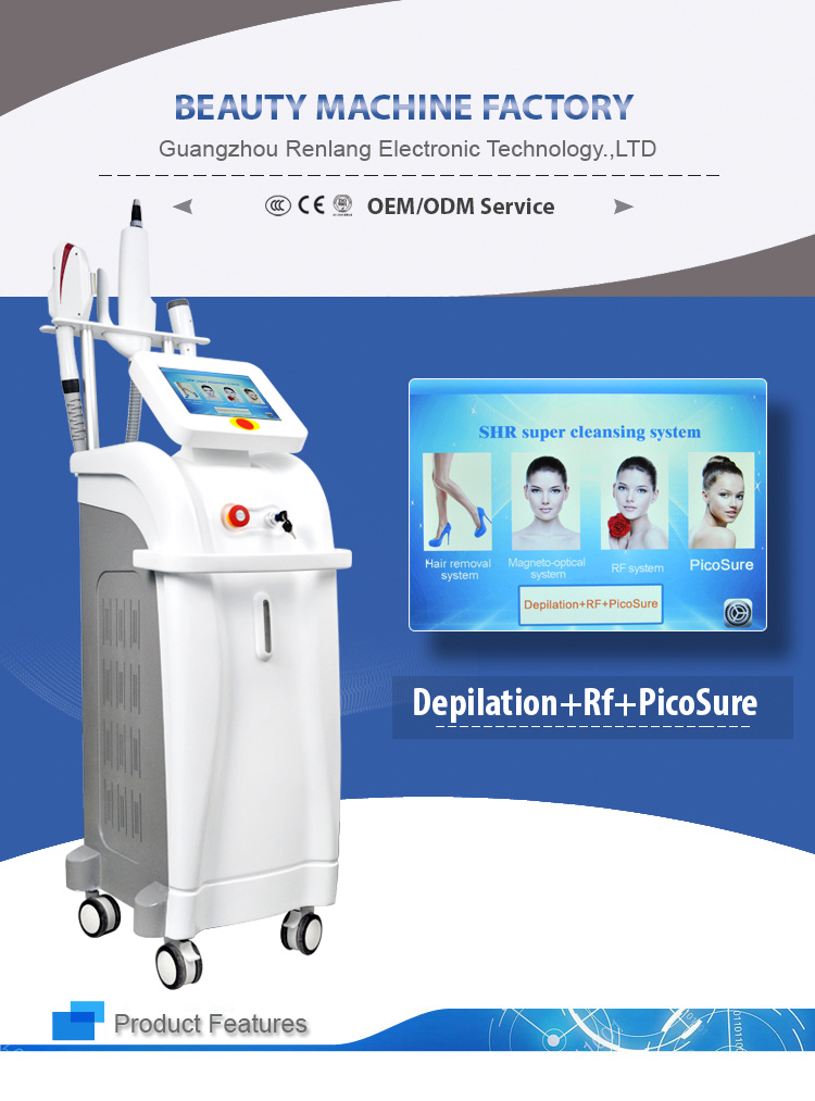 Dpl/IPL RF Laser Multifunction Beauty Machine for Sale