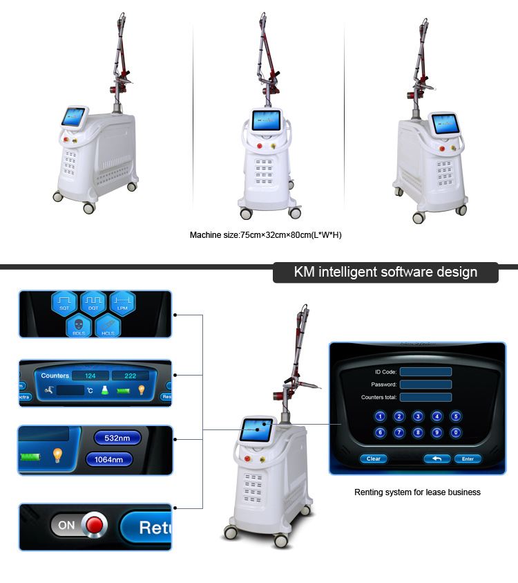 Korea Imported 7 Joints New Picosure Laser / Picosecond YAG Laser Machine