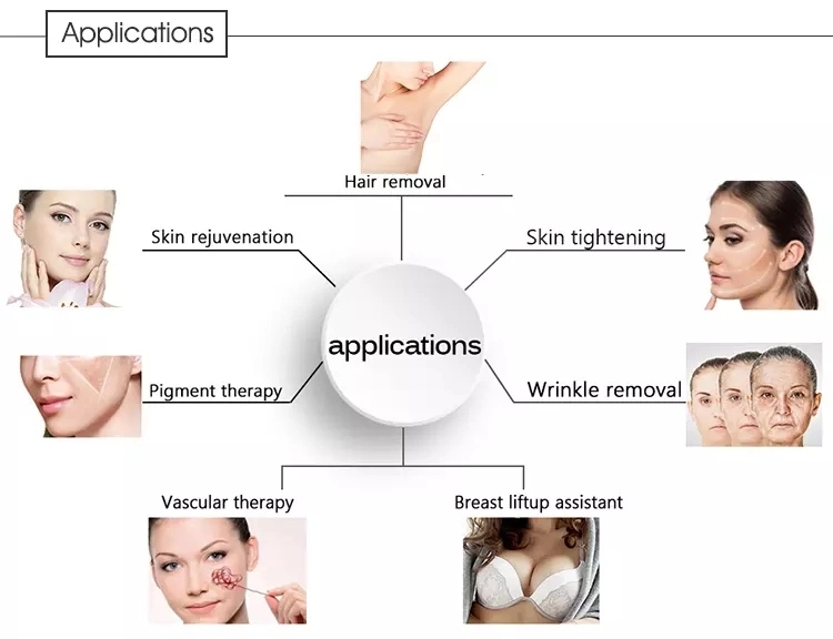 Multifunction IPL Elight Opt Super Hair Removal RF Skin Rejuvenation