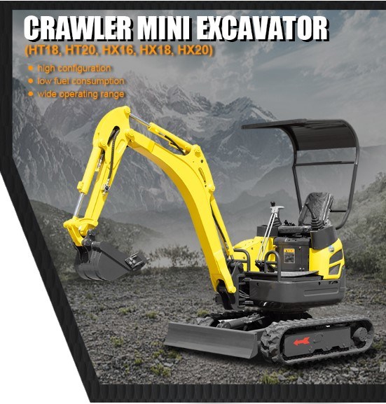 Ce Approved Mini Crawler Excavators with Yanmar Kubota Engine Multi-Function Used Machine