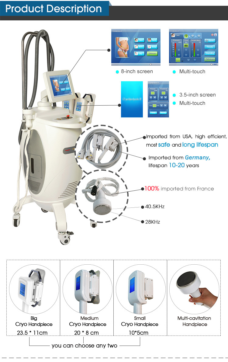 Ce Approved Criolipolisis Cool Tech Cryolipolysis Body Shaping Slimming Machine