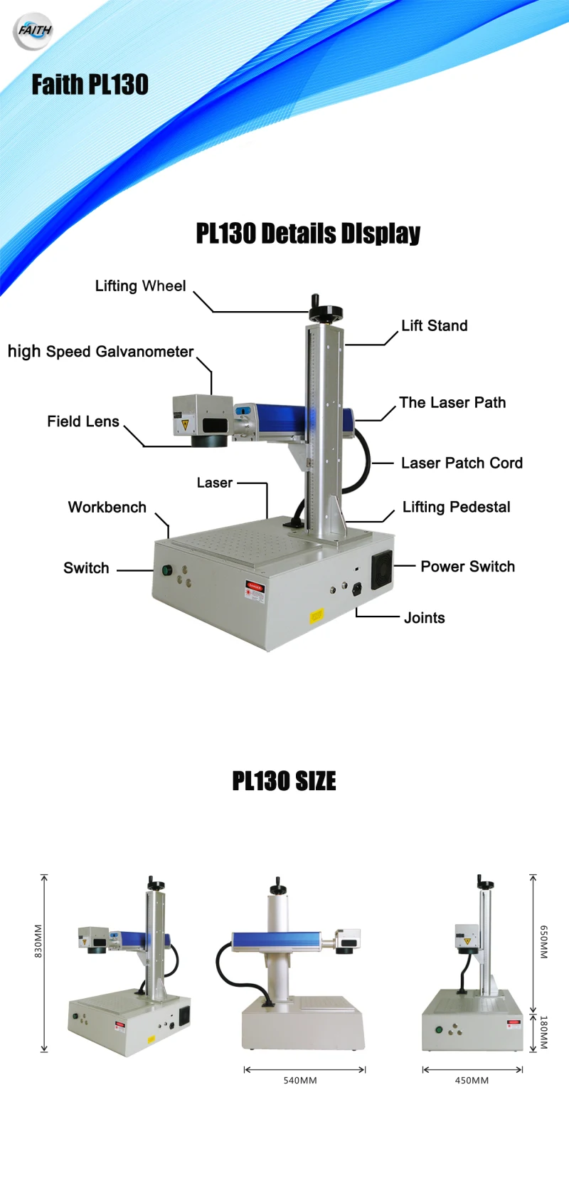 Multipurpose Fiber Laser Code Marking Machine for Metal
