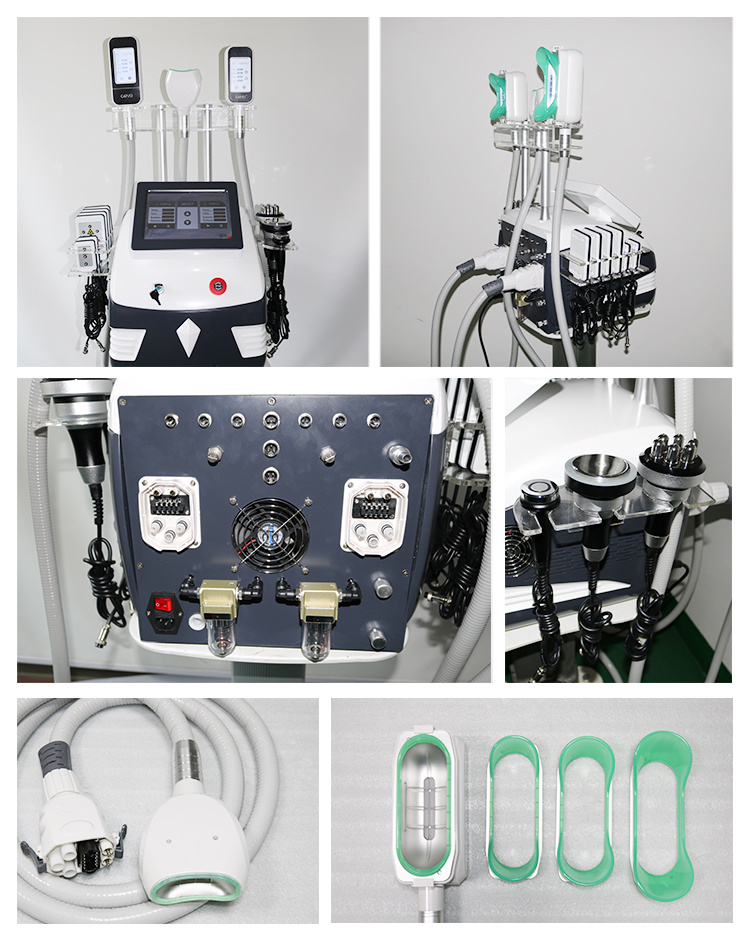 Multifunction Cryo Cavitation RF Lipo Laser Cryolipolysis RF Beauty Machine