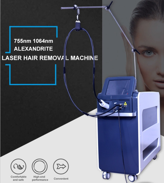 Discount Duel Wavelength Candela 1064nm+755nm Alexandrite ND YAG Long Pulse Hair Removal Laser Machine