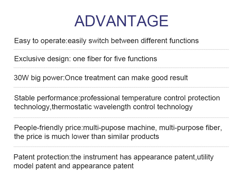 Most Effective 4 in 1 980nm Diode Laser Vascular Removal Machine Vascular Removal for Sale