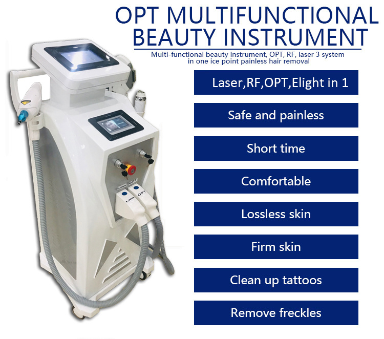 Multifunction 4 in 1 Opt Elight IPL Shr Laser Beauty Machine