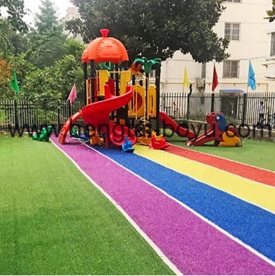 Fire Resistant Durable Material Playground Synthetic Artificial Grass Importer