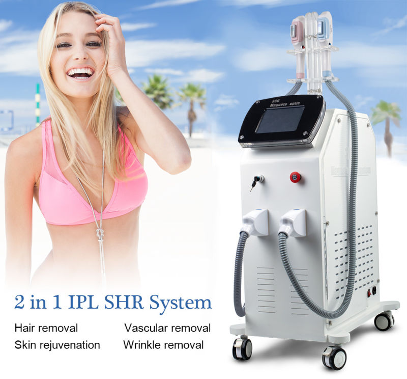 Two Handles IPL Hair Removal Skin Rejuvenation Beauty Salon Equipment