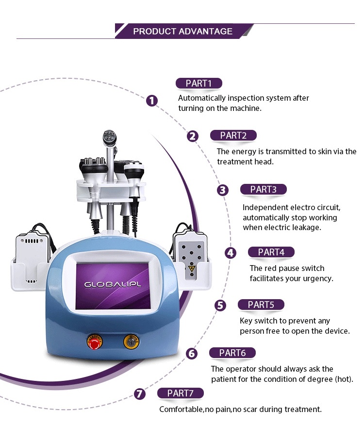 Facial Skin Beauty Lipo Cavitation Machine RF Slimming Machine