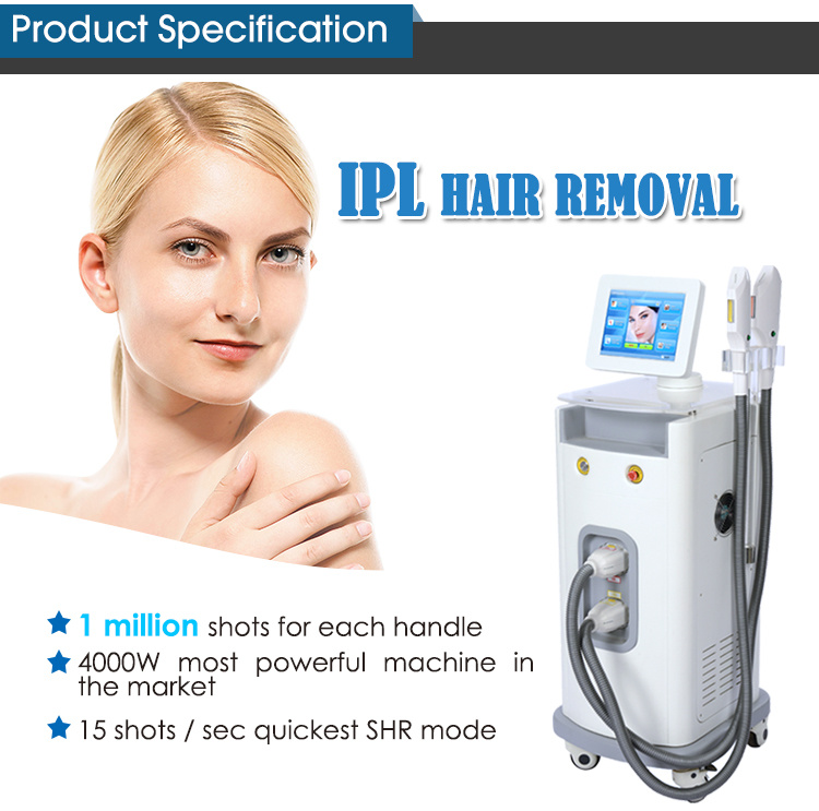 ADSS Shr /IPL Permanent Hair Removal + Skin Rejuvenation, Multifunctional Machine