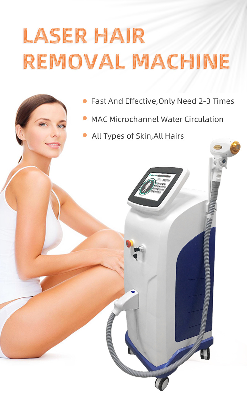 Fast Effective Skin Rejuvenation Laser Hair Removal Diode 808nm for Beauty Care