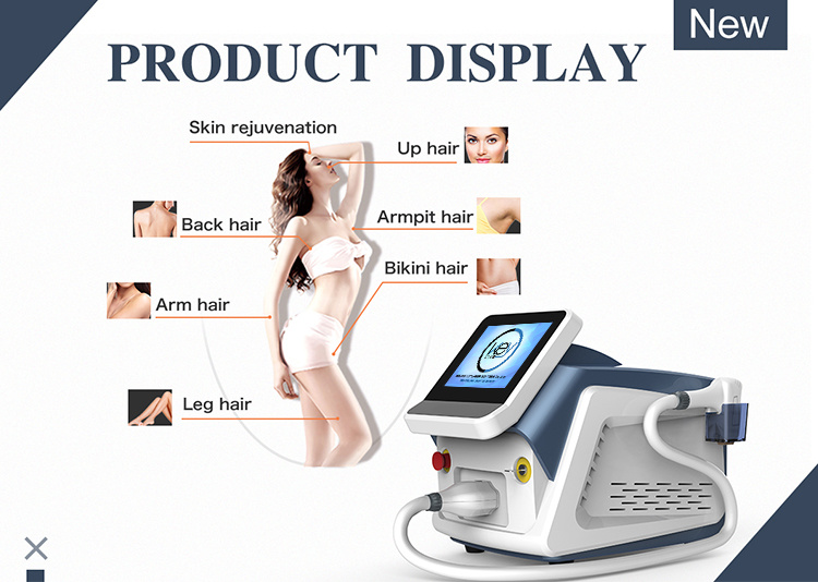 2021 Triple Wavelengths Diode Laser Hair Removal System