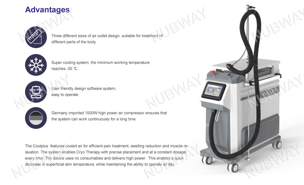 Skin Cooler Air Cooling Machine Laser Skin Treatment Laser Equipment