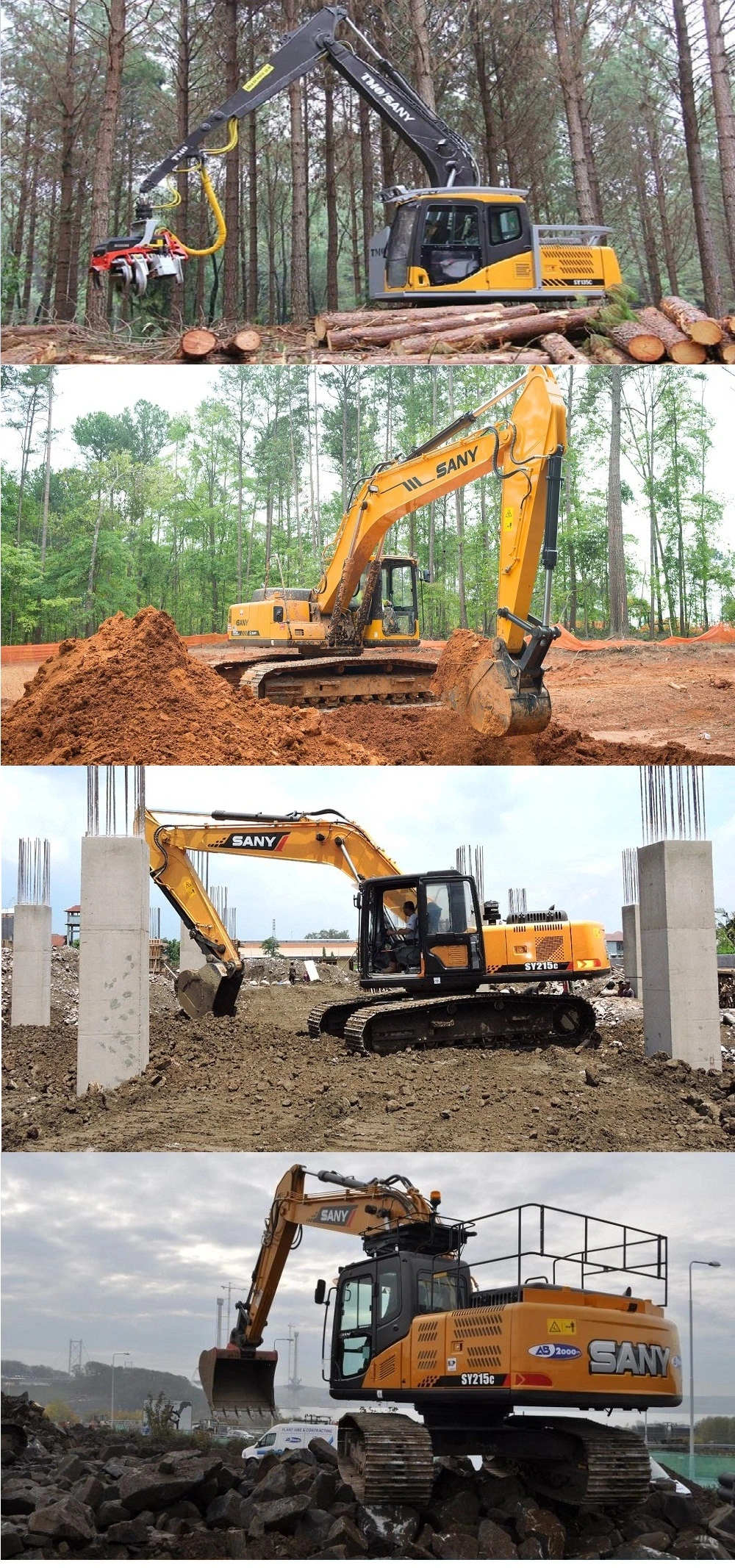 Sany Sy215c Heavy Equipment Excavator & Digger Importer in Bangladesh