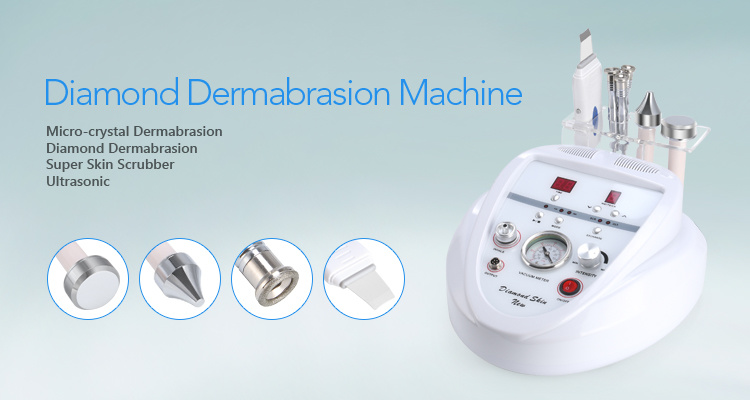 Multifunction Face Care Ultrasound Skin Scrubber Microdermabrasion Machine