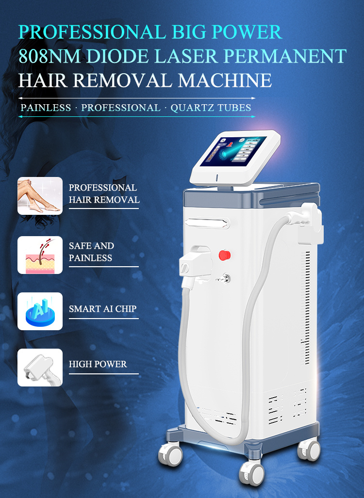 808nm Diode Laser Hair Removal Germany laser Epilasyon Depilacion Machine