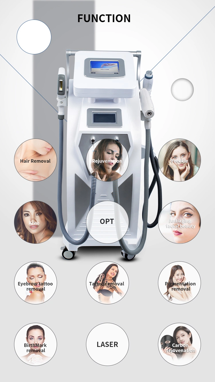 Opt/ IPL Shr Hair Removal Laser Tattoo Removal RF Elight Beauty Equipment