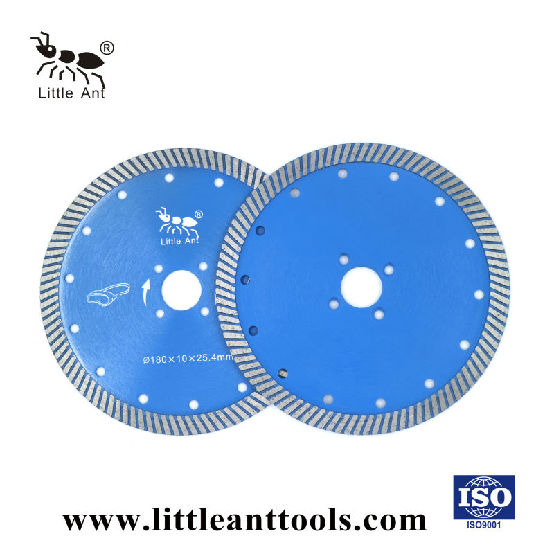 Durable 114 mm 180 mm 230 mm Diamond Turbo Saw Blade for Marble and Granite