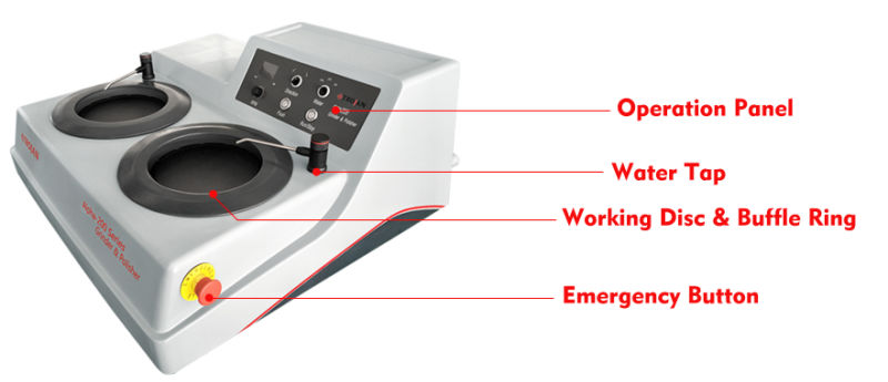 Abrasive Grinder/Polisher for Metallographic Sample Preparation Needs