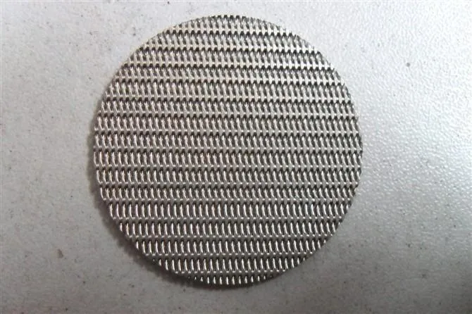 SUS304 316 316L 2-5 Layers Sintered Metal Mesh Filter Discs