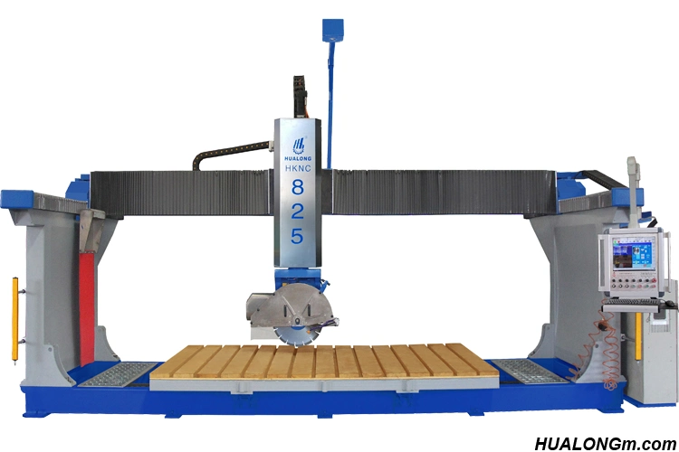 Hualong 5 Axis Bridge Stone Cutting Machine CNC Bridge Saw Countertop Stone Marble Cutting Machine