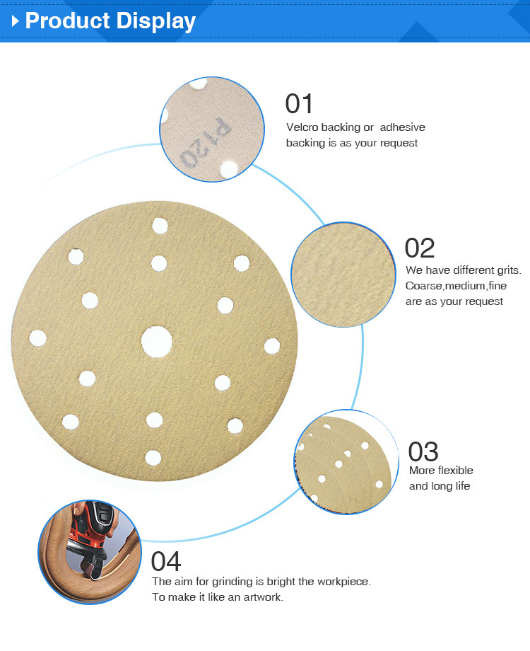 Sand Paper Abrasive Paper Abrasive Discs Sandpaper Orientcraft Glove-Multiuse