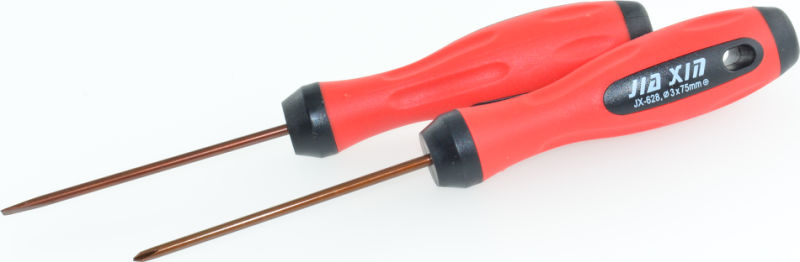 5mm*75mm-150mm Non-Slip Soft Handle Strengthen S2 Steel Screwdriver