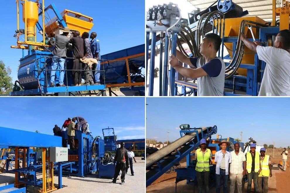 Automatic Fly Ash Brick Making Machine Qt4-15 Brick Cutting Machine Machine for Concrete Paver