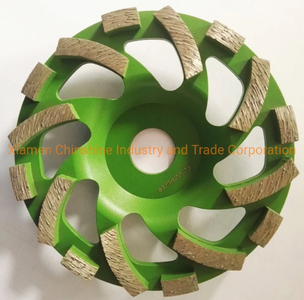 5 Inch 125mm Brazed Diamond Grinding Cup Wheels for Concrete