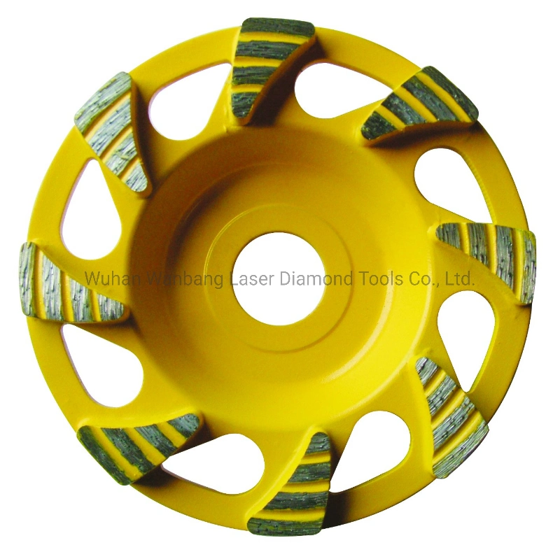 125mm and 180mm L Segment Concrete Grinding Diamond Cup Wheels