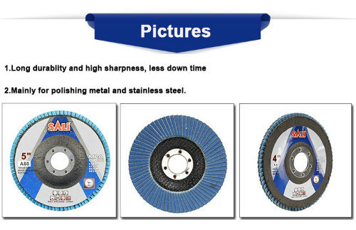 Fiberglass Backing Flap Disc for Polishing Inox